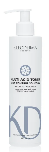 Мультикислотний тонік себорегулюючої дії / Sebo-Control Solution AHA+BHA / KleoDerma