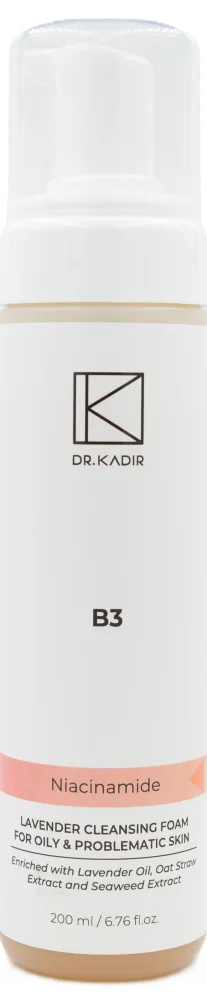 Очищаюча пінка для вмивання з лавандою В3 / B3 Lavender Cleansing Foam / Dr.Kadir