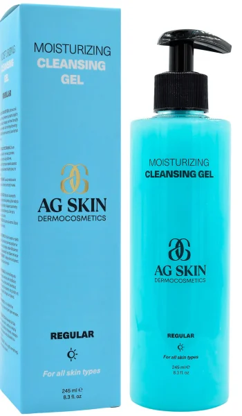 Увлажняющий очищающий гель для умывания / Moisturizing cleansing gel restoring skin microbiome / AG Skin