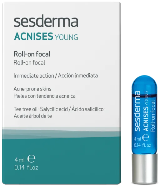 Кульковий коректор проти акне / ACNISES YOUNG ROLL-ON / Sesderma