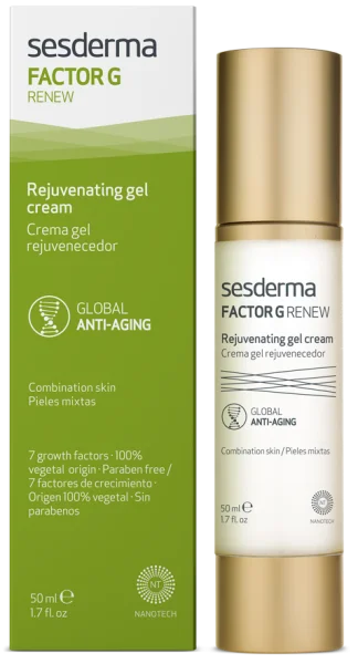 Крем – гель для лица / Factor G Renew Rejuvenating Gel Cream / Sesderma