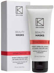 Маска с Маслом зародышей Пшеницы-Шиповник для сухой кожи / Wheat Germ Oil And Rose Hip Mask For Dry Skin / Dr.Kadir