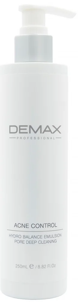 Гідроемульсія для проблемної шкіри / Acne Control Hydro Balance Emulsion Pore Deep Cleaning / Demax