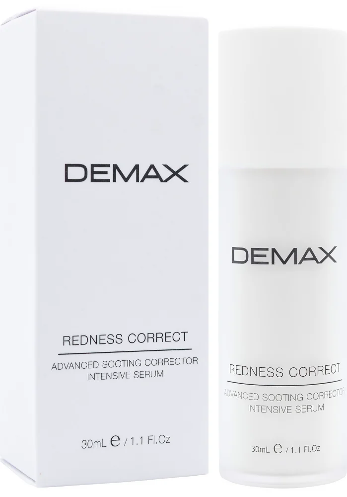 Сироватка-коректор для сухої, чутливої та куперозної шкіри / Anti-Couperose Anti-Redness Serum Intensive Refine / Demax