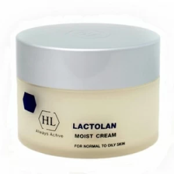 Зволожуючий крем для жирної шкіри з біокомплексом / LACTOLAN MOIST CREAM for oily skin / Holy Land