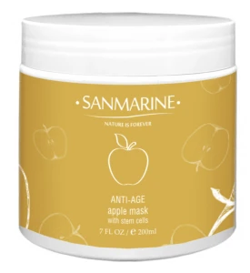 Маска со стволовыми клетками яблока/ APPLE MASK with  stem cells / Sanmarine 