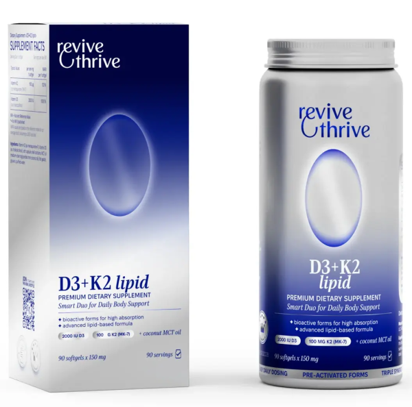 D3+K2 lipid – базовые витамины / Revive & Thrive