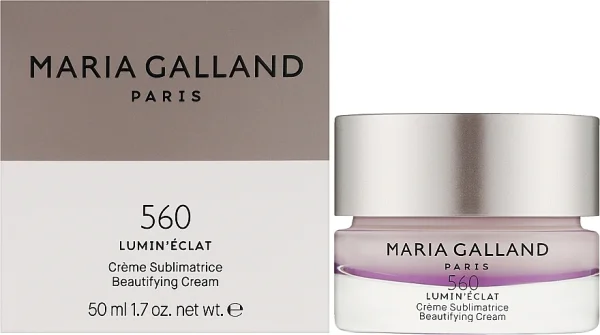 Зволожуючий пробіотичний крем для сяйва шкіри / 560 Lumin’Éclat Beutifying Cream / Maria Galland Paris