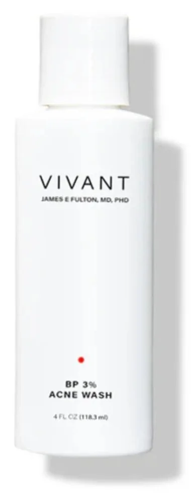 Засіб для вмивання проти акне з 3% бензоїл пероксидом / BP 3% Acne Wash / Vivant