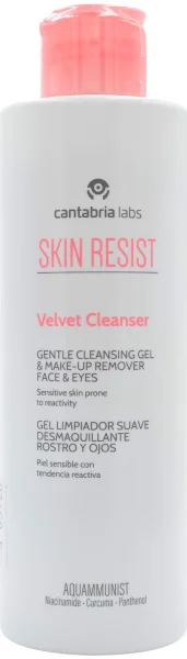 Бархатный гель для очищения чувствительной кожи / SKIN RESIST VELVET CLEANSER / Cantabria Labs 