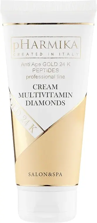 Мультивітамінний крем із діамантовою пудрою / Мultivitamin Cream with Diamonds / pHarmika