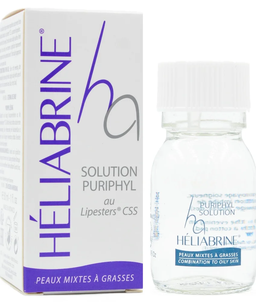 Активний анти-акне препарат для локального застосування / PURIPHYL SOLUTION for oily skin / Heliabrine