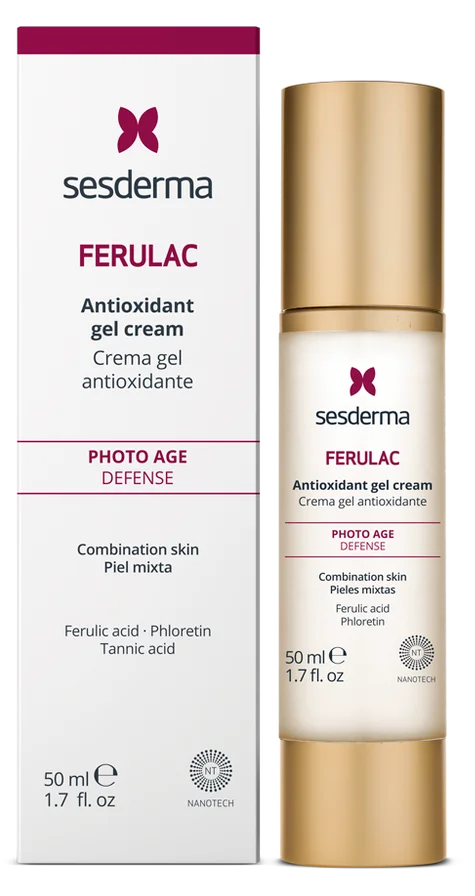 Крем-гель для обличчя / Ferulac Antioxidant Facial Cream-gel / Sesderma