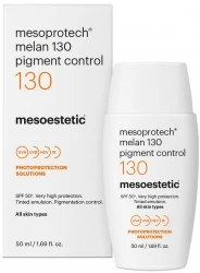 Тональний сонцезахисний крем пігмент контроль / Melan 130+ pigment control SPF50 / Mesoestetic