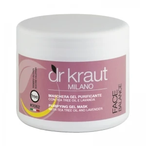 Очищаюча гелева маска з маслом чайного дерева / Purifying gel mask / Dr.Kraut