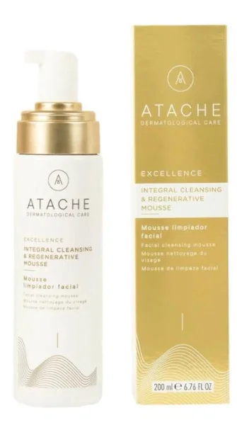 Нежный кремовый мусс с AHA кислотами для деликатной и глубокой очистки / Excellence Integral Cleansing & Regenerative Mousse / Atache купить