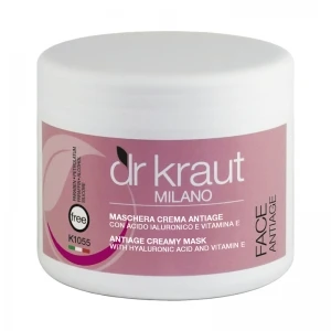Антивікова кремова маска / Anti-age regenerating creamy mask with hyaluronic acid / Dr.Kraut