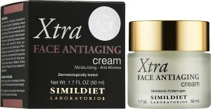 Антивозрастной крем для лица с гиалуроновой кислотой и DMAE / FACE ANTIAGING CREAM XTRA / Simildiet купить