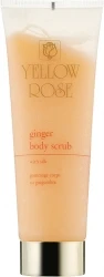 Увлажняющий скраб для тела / Ginger body scrub with silk Golden Line / Yellow Rose