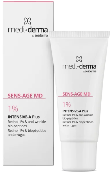 Интенсивный ночной крем с ретинолом 1% / SENS-AGE MD Intensive-A Plus / Mediderma