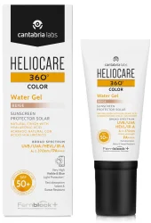 Солнцезащитный увлажняющий водный гель с тоном / HELIOCARE 360 WATER GEL COLOR SPF50+ BEIGE / Cantabria Labs