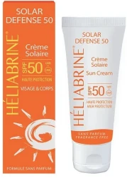 Сонцезахисний крем SPF50 / SOLAR DEFENSE SPF50 UVB / 27UVA +++ / Heliabrine