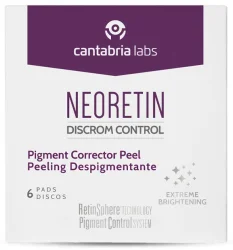 Депигментирующие патчи-пилинг / Neoretin discrom control pigment peel pads / Cantabria Labs