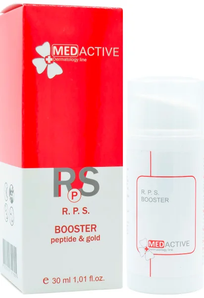 Мультипептидный антивозрастный бустер & Gold / R. P. S. BOOSTER peptide & gold ph – 5,9 (АП+) / Medactive