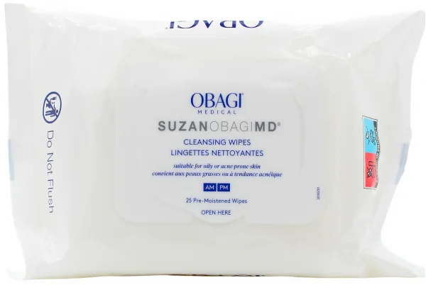 Текстурированные салфетки для очистки для проблемной кожи / SUZANOBAGIMD Acne Cleansing Wipes / Obagi Medical