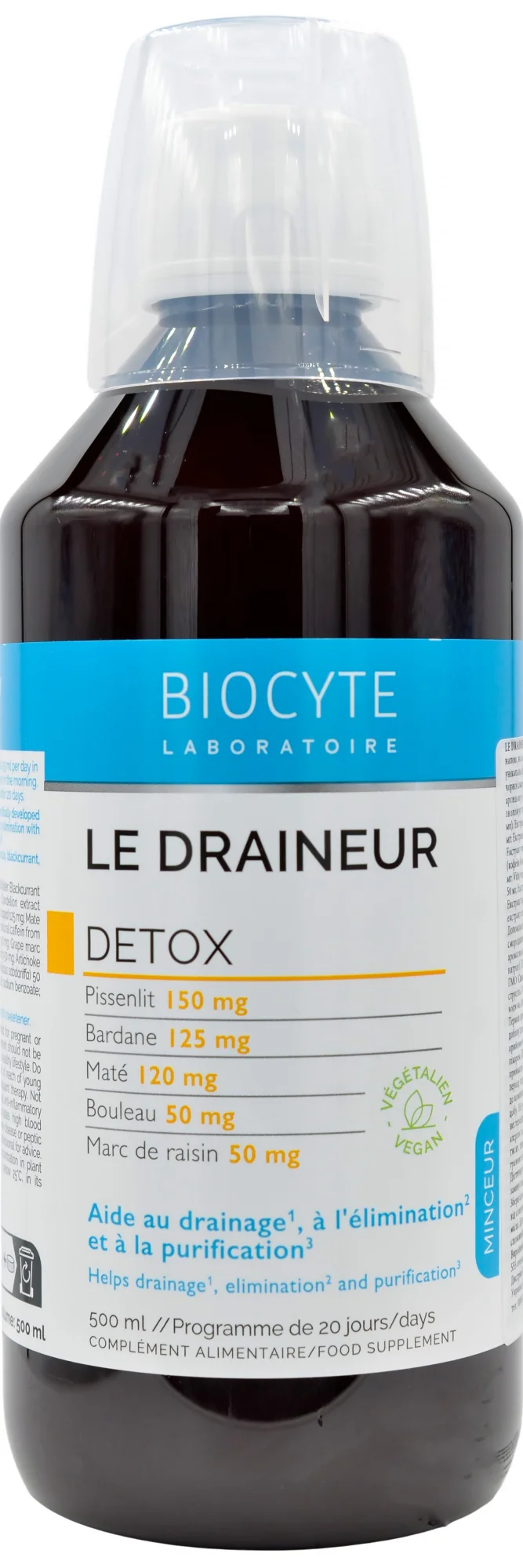 Детокс, лімфодренаж, сприяє схудненню / LE DRAINEUR / Biocyte