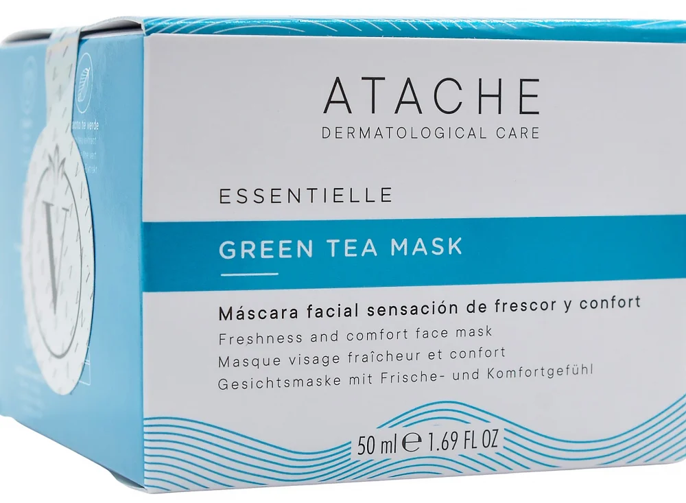 Відновлююча та заспокійлива маска з екстрактом зеленого чаю / Essentielle Reafirming Mask Green Tea / Atache