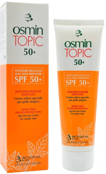 Крем солнцезащитный для атопичной кожи / Osmin Topic 50+ / Biogena
