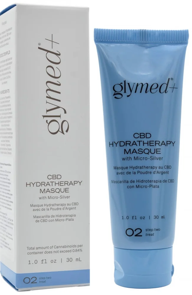Зволожувальна маска для шкіри з мікросріблом та CBD / CBD Hydratherapy Masque / GlyMed Plus