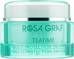 Крем с экстрактом зеленого чая / TEATIME MULTI PROTECTION 24h-CREAM / Rosa Graf