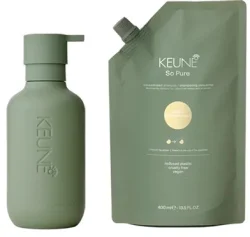 Восстанавливающий шампунь + Емкость для наполнителя / So Pure Restore Shampoo / Keune