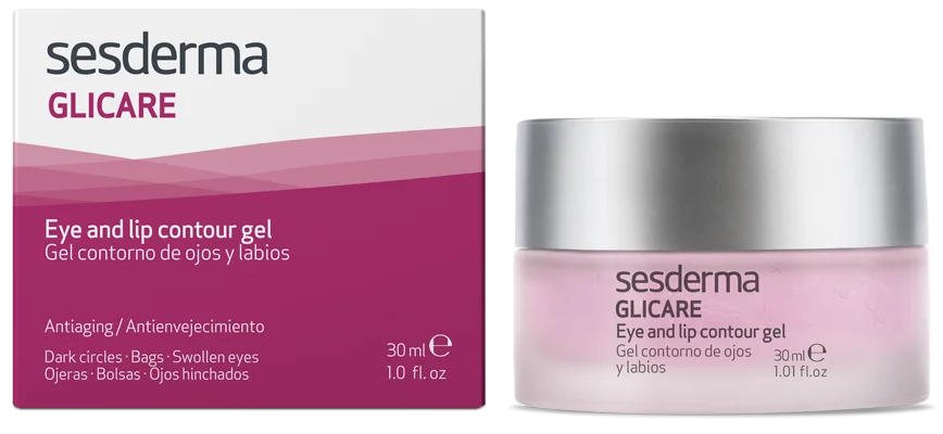 Гель-контур навколо очей і губ / GLICARE EYE AND LIP CONTOUR GEL / Sesderma купить