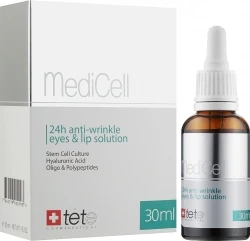 Комплекс проти зморшок навколо очей і губ 24-годинного дії / 24 anti-wrinkle eyes & lip solution / Tete