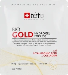 Гідроколлагеновая маска з біо-золотом / Bio Gold Hydrogel Mask / Tete