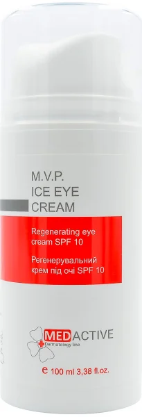 Крем, що регенерує, під очі SPF 10 / M.V. P. ICE EYE CREAM regenerating eye cream SPF 10 ph – 5,0 – 6,0 / Medactive