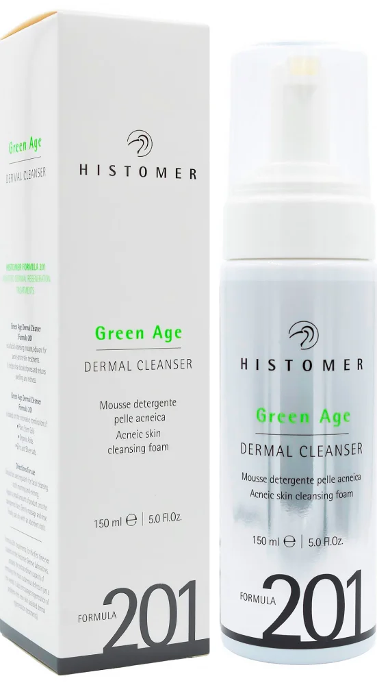 Очищуючий мус для проблемної та жирної шкіри / Green age dermal cleanser / Histomer