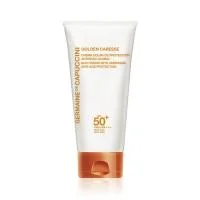 Крем солнцезащитный универсальный антивозрастной SPF50+ / Golden Caresse Anti-Age Sun Cream SPF50 / Germaine de capuccini
