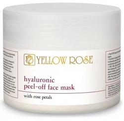 Альгінатна маска з гіалуроновою кислотою і пелюстками троянд / HYALURONIC PEEL-OFF FACE MASK WITH ROSE PETALS / Yellow Rose