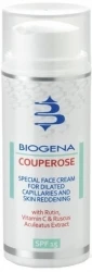 Дневной крем для кожи с покраснениями и расширенными капиллярами / COUPEROSE SPF15 / Biogena