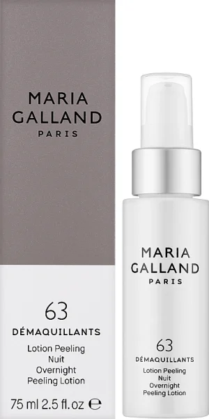 Ночной лосьон для деликатного отшелушивания кожи / 63 Overnight Peeling Lotion / Maria Galland Paris