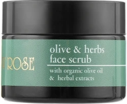 Скраб з органічним маслом оливи / Olive & Herbs Scrub / Yellow Rose