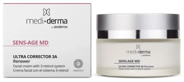 Регенерирующий омолаживающий крем для лица / Renewing Facial Cream Sens-Age / Mediderma
