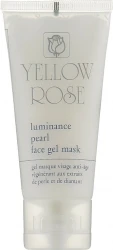 Гелевая маска для лица с жемчугом, алмазной пудрой / Luminance Pearl Face Gel Mask / Yellow Rose