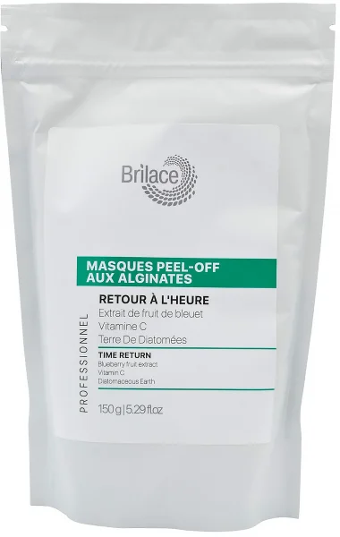 Стимулирующая альгинатная маска / Time return algin peel-off mask / Brilace