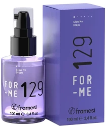 Ультралегка сироватка для блиску волосся / 129 Glow Me Drops / Framesi
