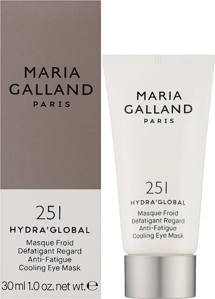 Маска для повік: зволожує, розгладжує зморшки / 251 Hydra’Global Anti-Fatigue Cooling Eye Mask / Maria Galland Paris